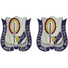 Quartermaster Battalion Unit Crest (Miracles Are Our Business)